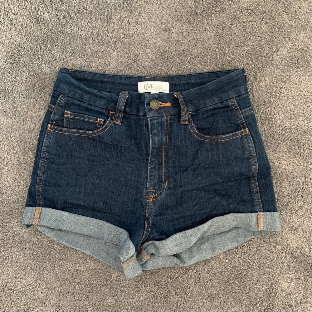 high waisted shorts